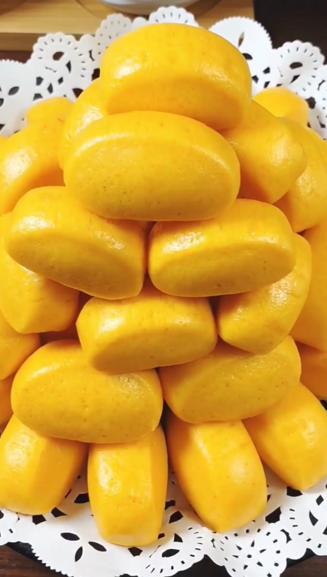 自制美食#胡萝卜小馒头