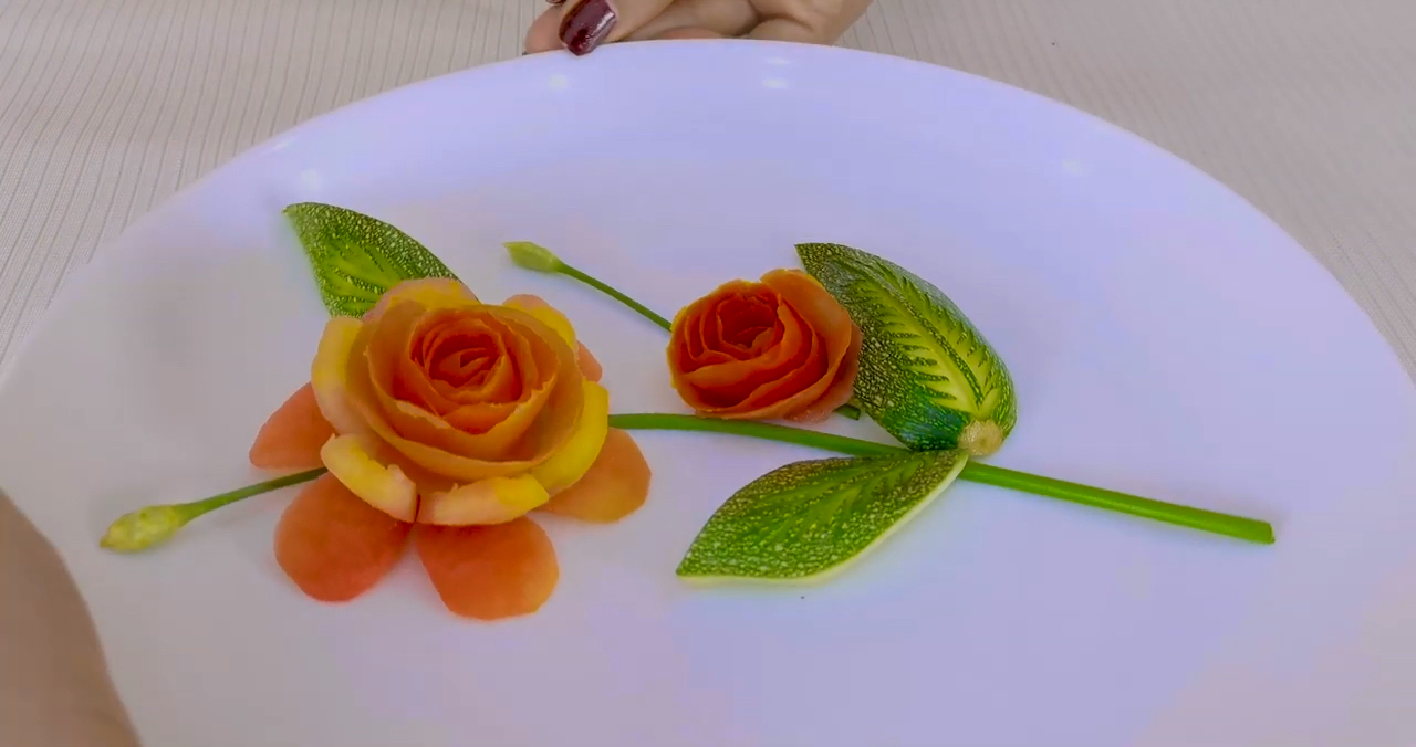 蒲兴生鲜#玫瑰盘式雕花飞盘,让生活更精致