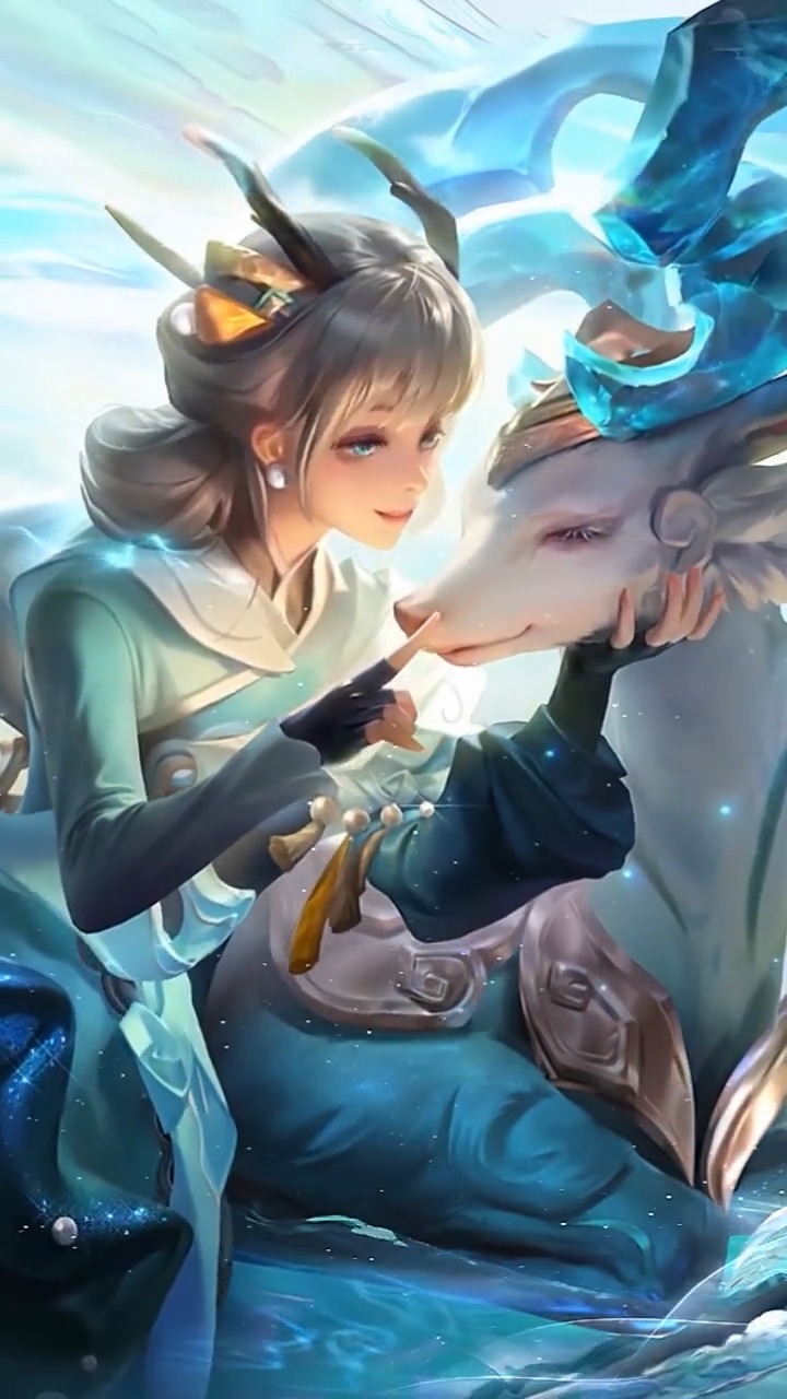 王者兔年限定皮肤:水灵灵的瑶妹谁不爱呢 #王者荣耀 #游戏cg #高清