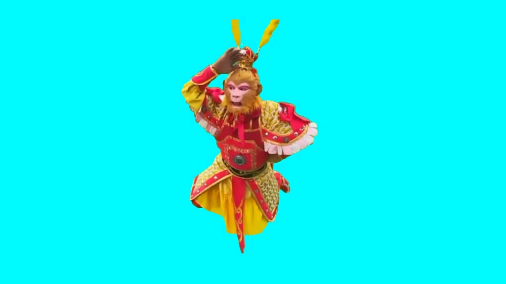 齐天大圣绿幕特效视频素材