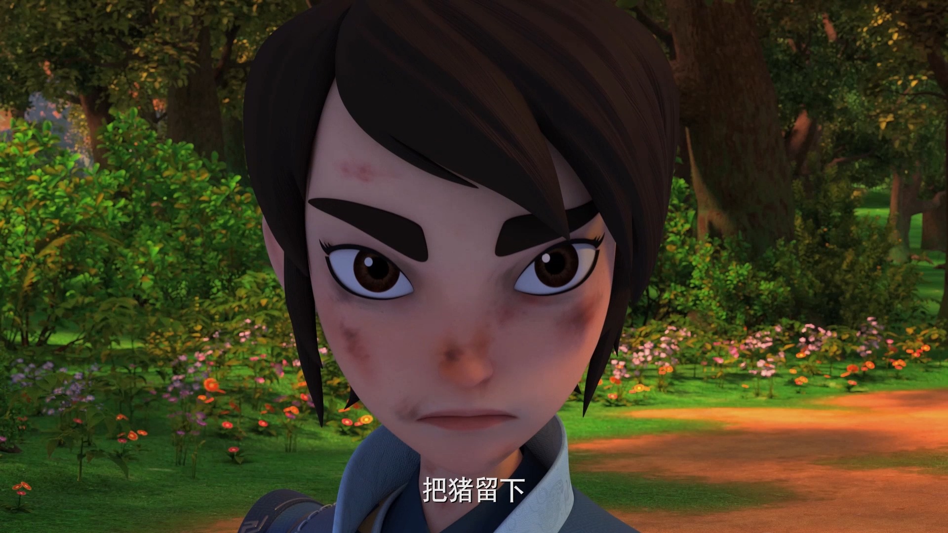 动画片#【柳毅传奇】柳毅和虎女的初次对决竟是一头猪引起的