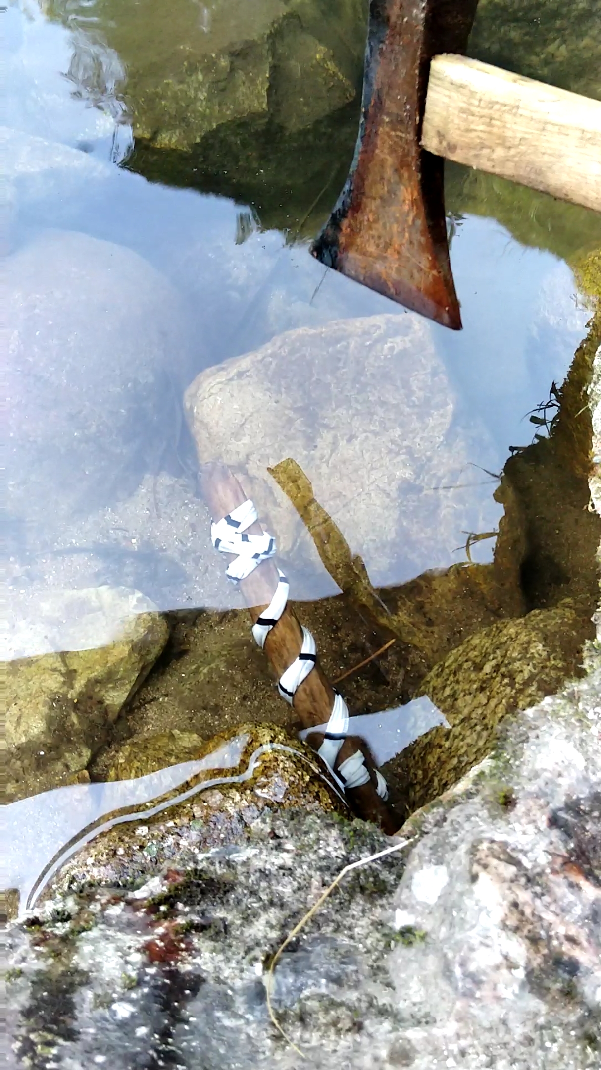 我斧头又掉河里了