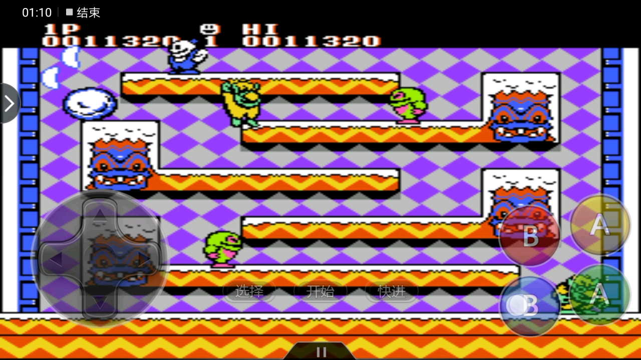 上网课的你#小霸王合集之雪人兄弟,一起来玩啊