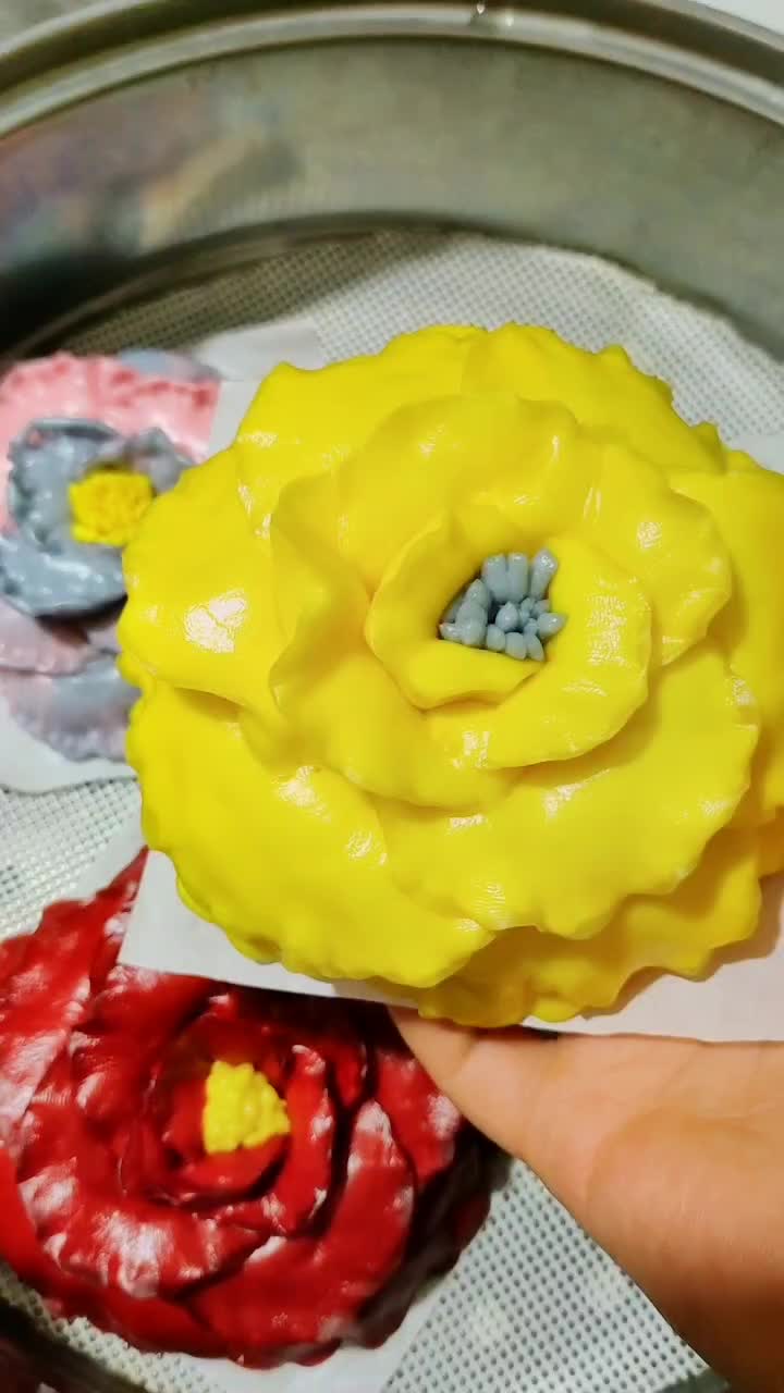 我要上热门#牡丹花馒头,愿您花开富贵,好运连连