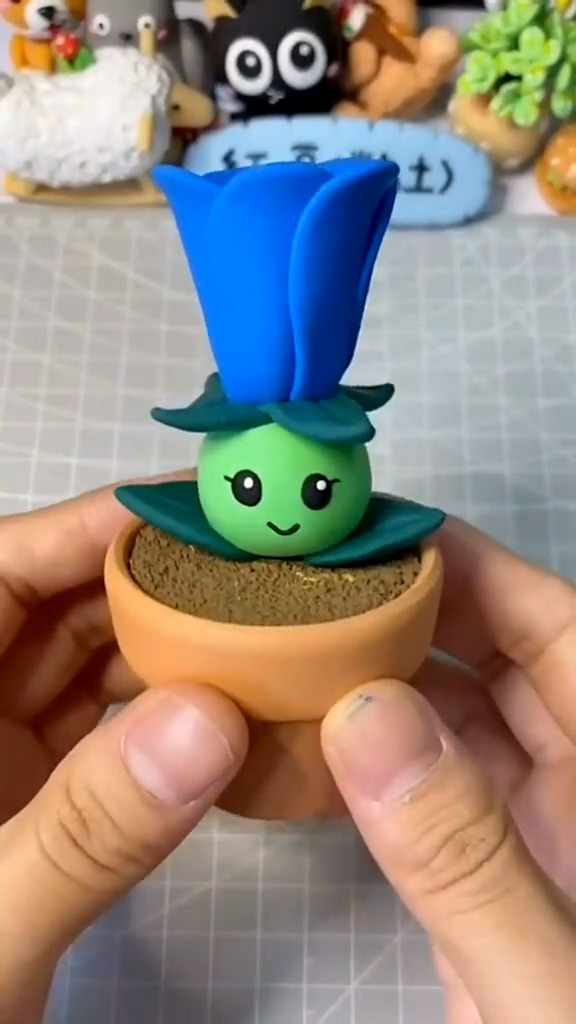 植物大战僵尸之月光花#超轻粘土 #植物大战僵尸-度小视