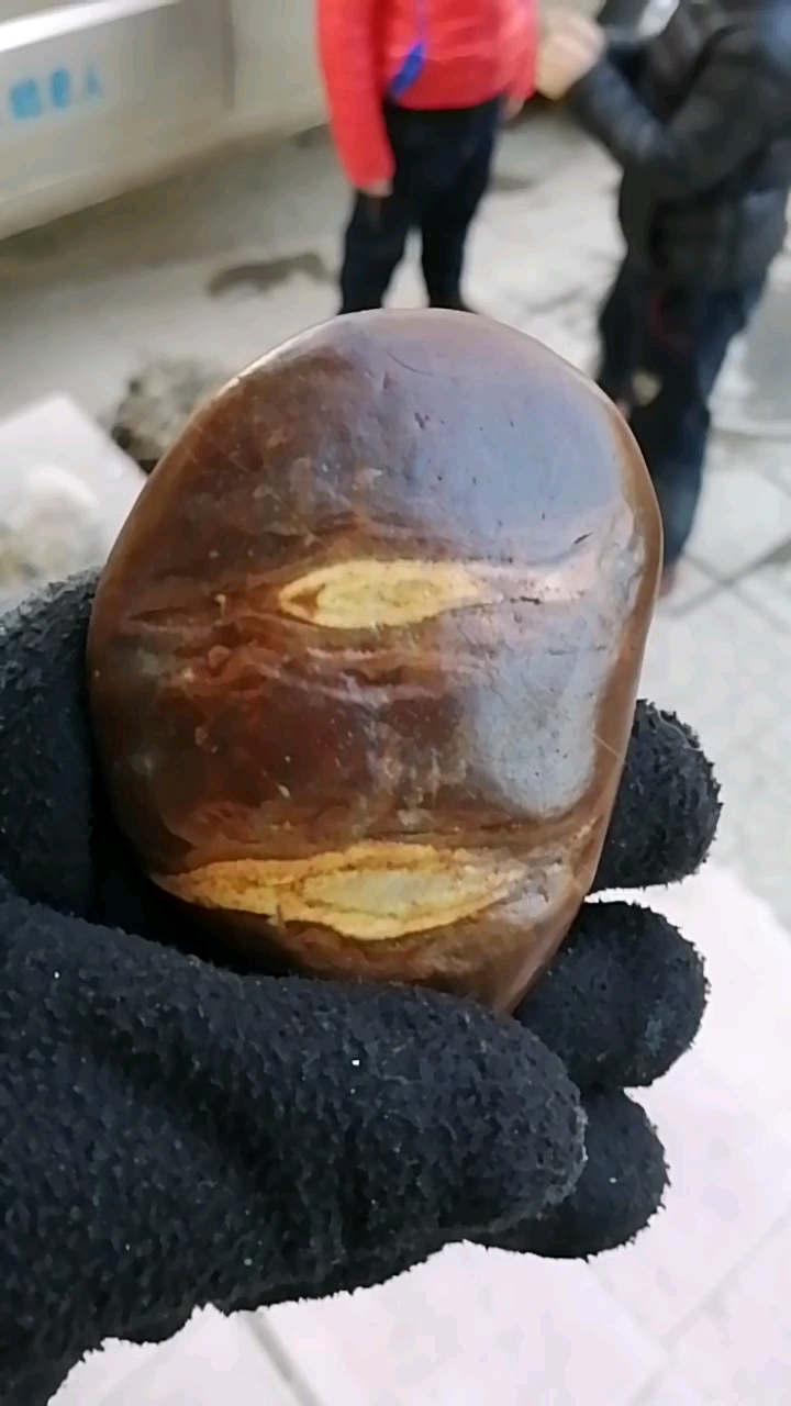 唐河彩玉籽料,鱼小品摆件