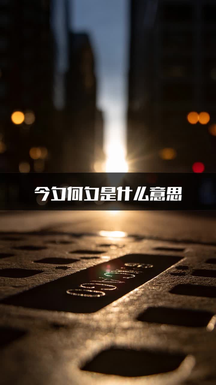 今夕何夕的主要意思