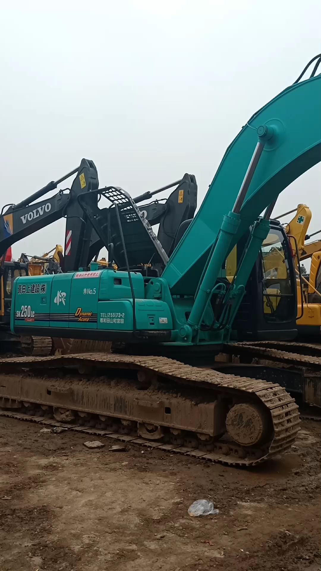 二手挖掘机实拍神钢250挖掘机