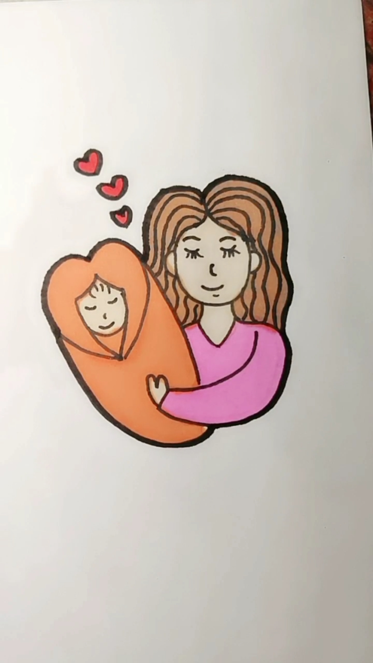 育儿简笔画#母亲节快乐