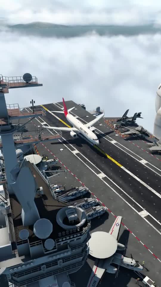 塔台:他是不是想上天?模拟飞行