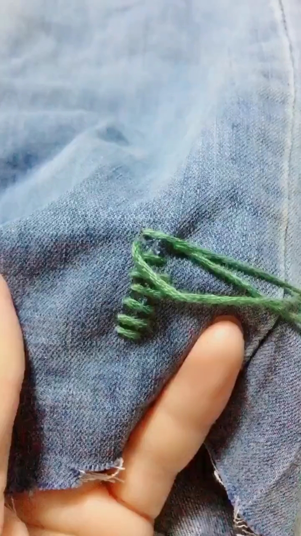 最爱之城#裤子坏了!这样缝!好看又时尚!