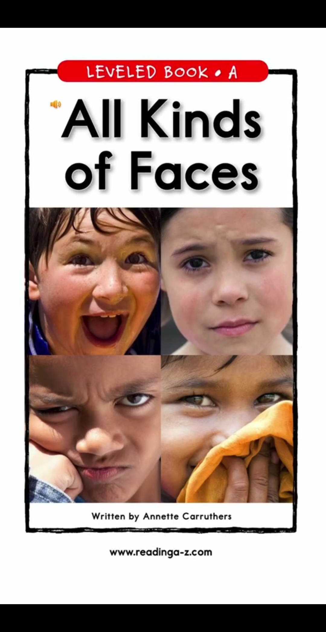 all kinds of faces 外教朗读 raz分级阅读a级绘本精选