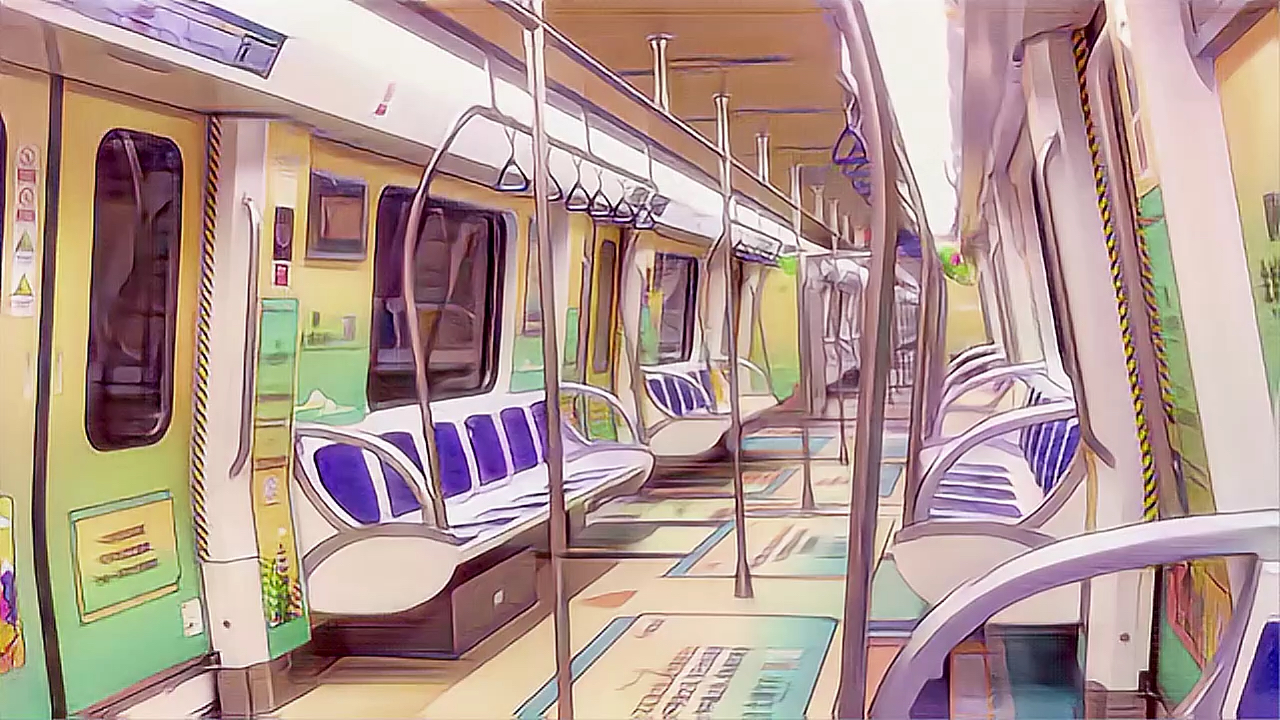 带你走进漫画里#早上,新开通的地铁人超少