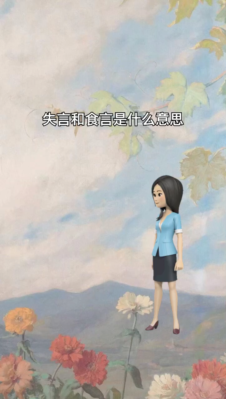 我来告诉你失言和食言事什么意思