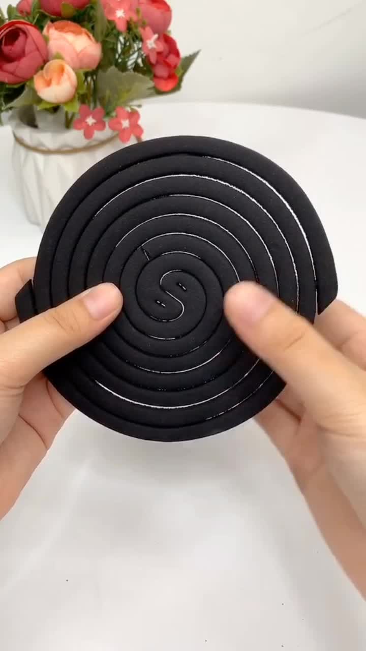 拆蚊香片的正确方法.