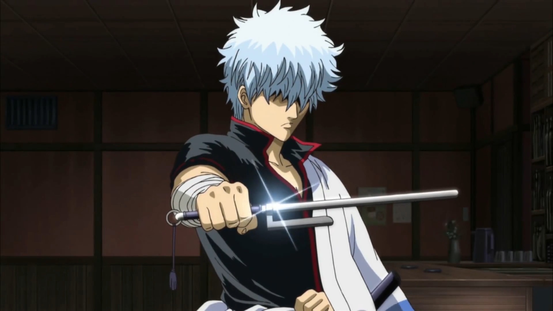 动漫#银魂:只要有你想要保护的东西,那就拔剑好了