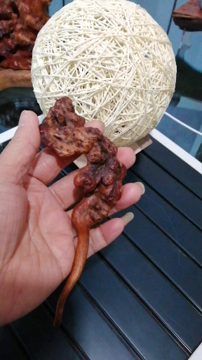 火琉璃手把件精品龙腾