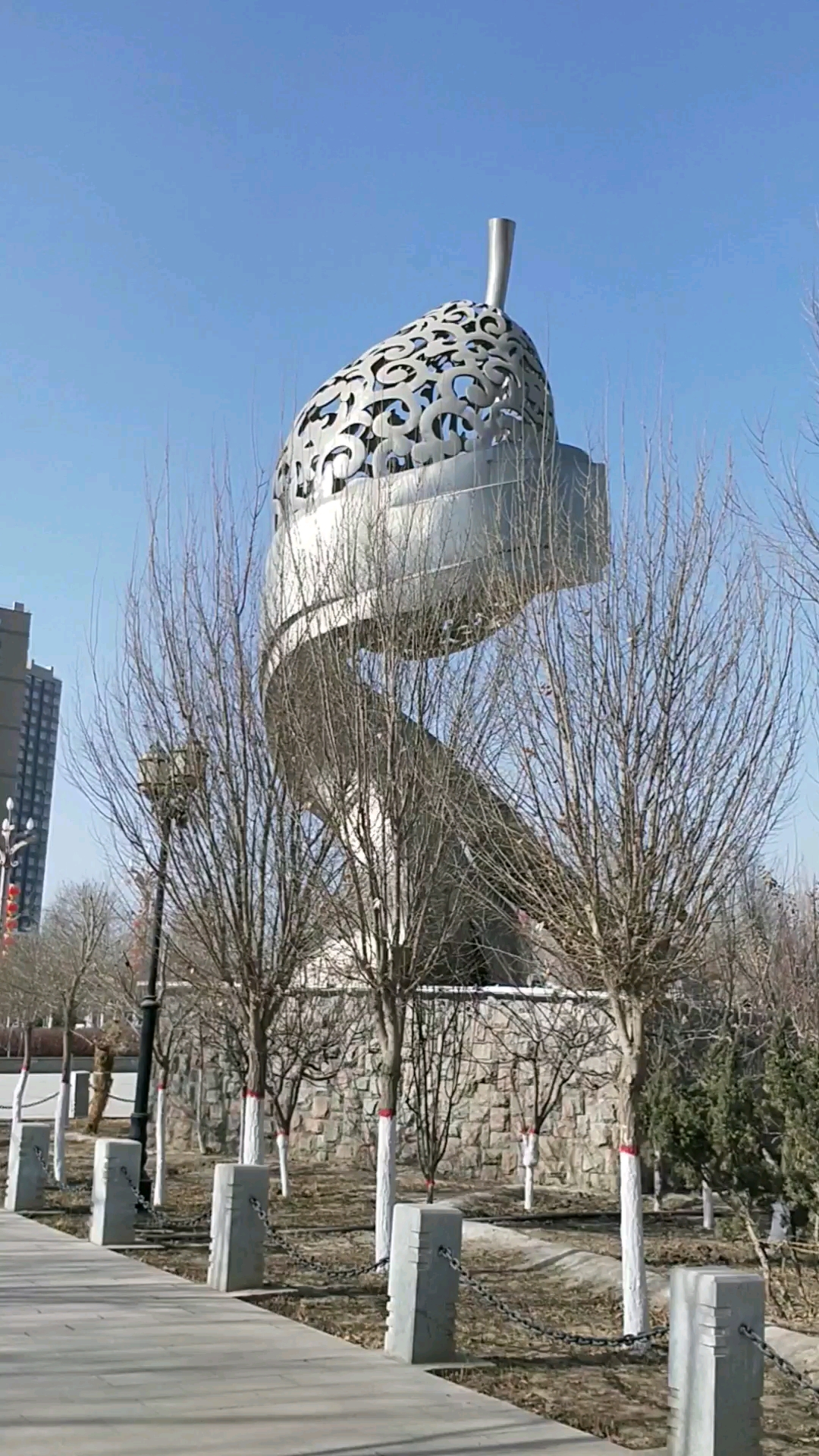 香梨雕塑
