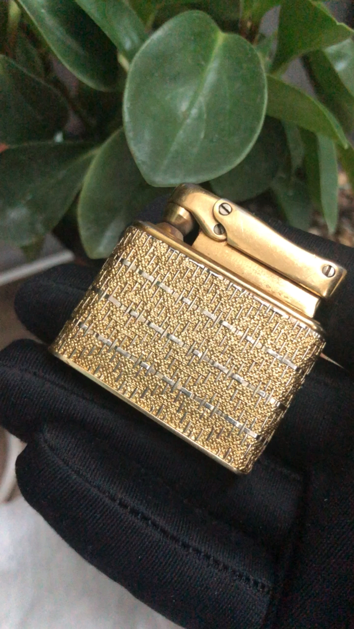 18k编织金打火机