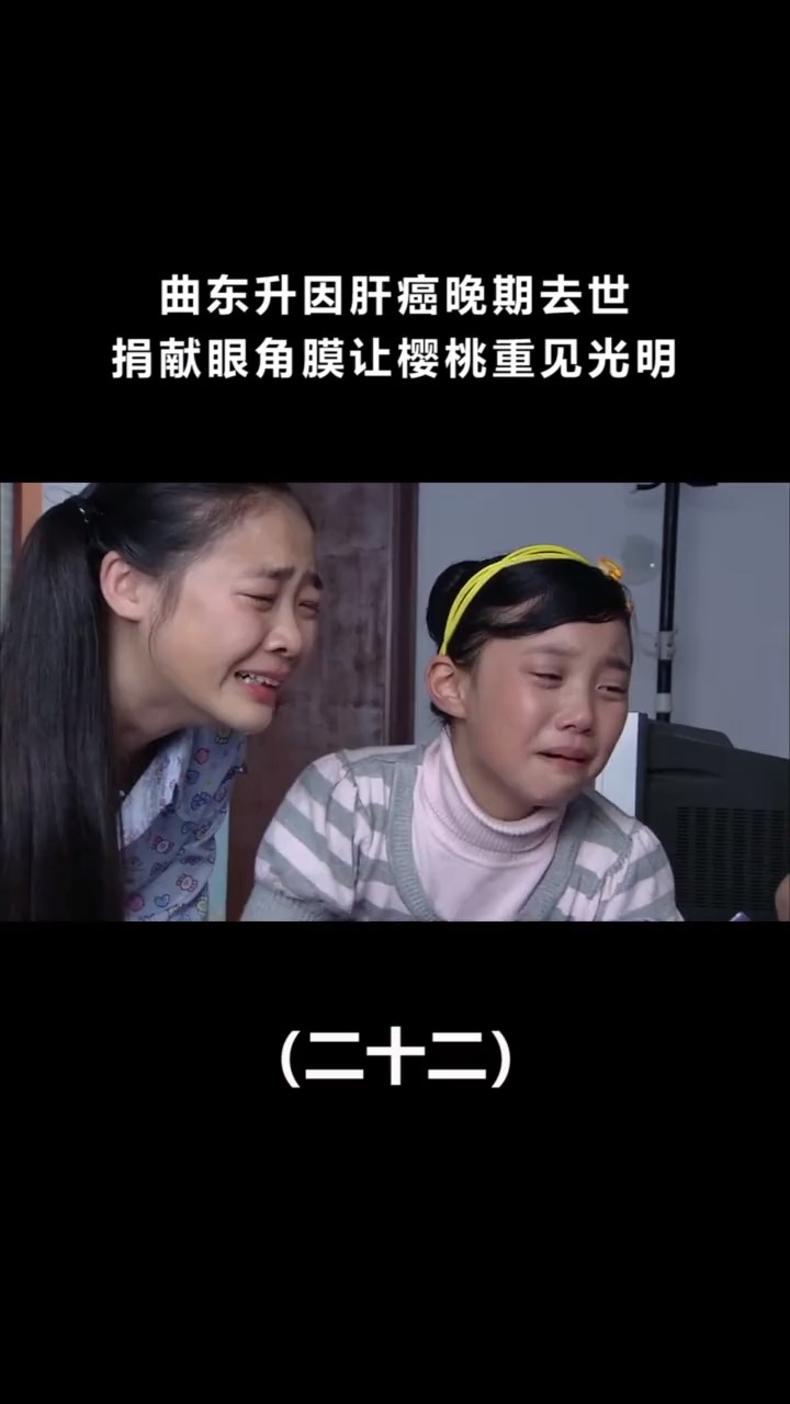 精彩影视曲东升临终前把自己的眼角膜捐给樱桃感动了