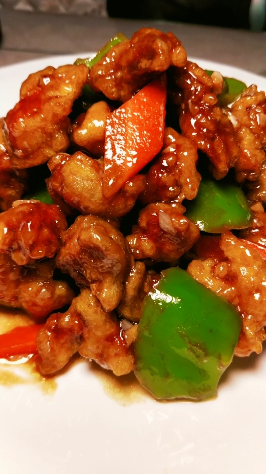 跨年留念#年夜饭之餐桌上最有影响力的一道菜溜肉段!