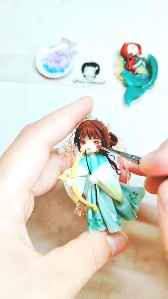 手工#射手座的小仙女看过来,今天做的是汉服射手座哟