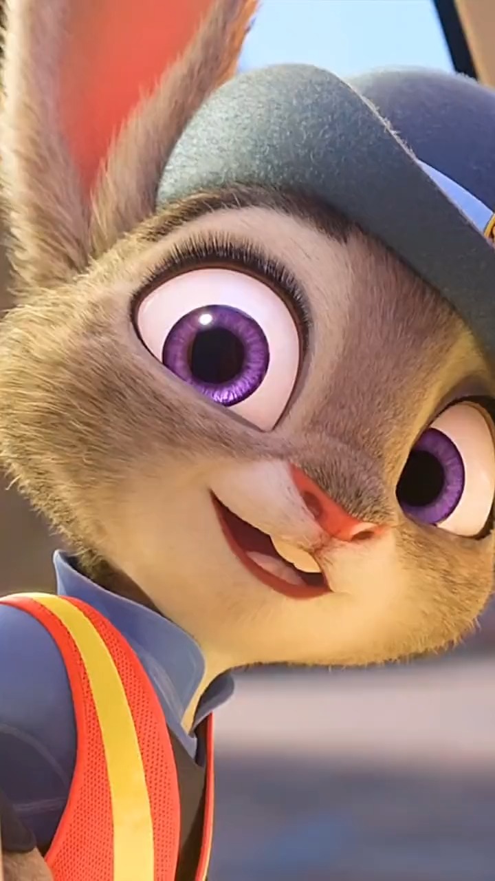 4k60帧每一帧都是壁纸,我们的朱迪警官正式上线#疯狂动物城  #动漫