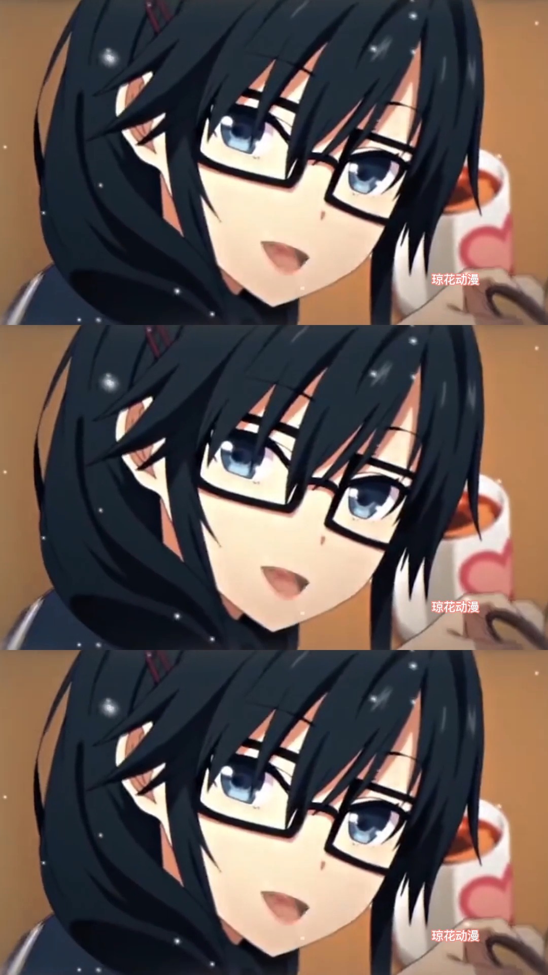 动漫#三色院堇子永远的神!-度小视