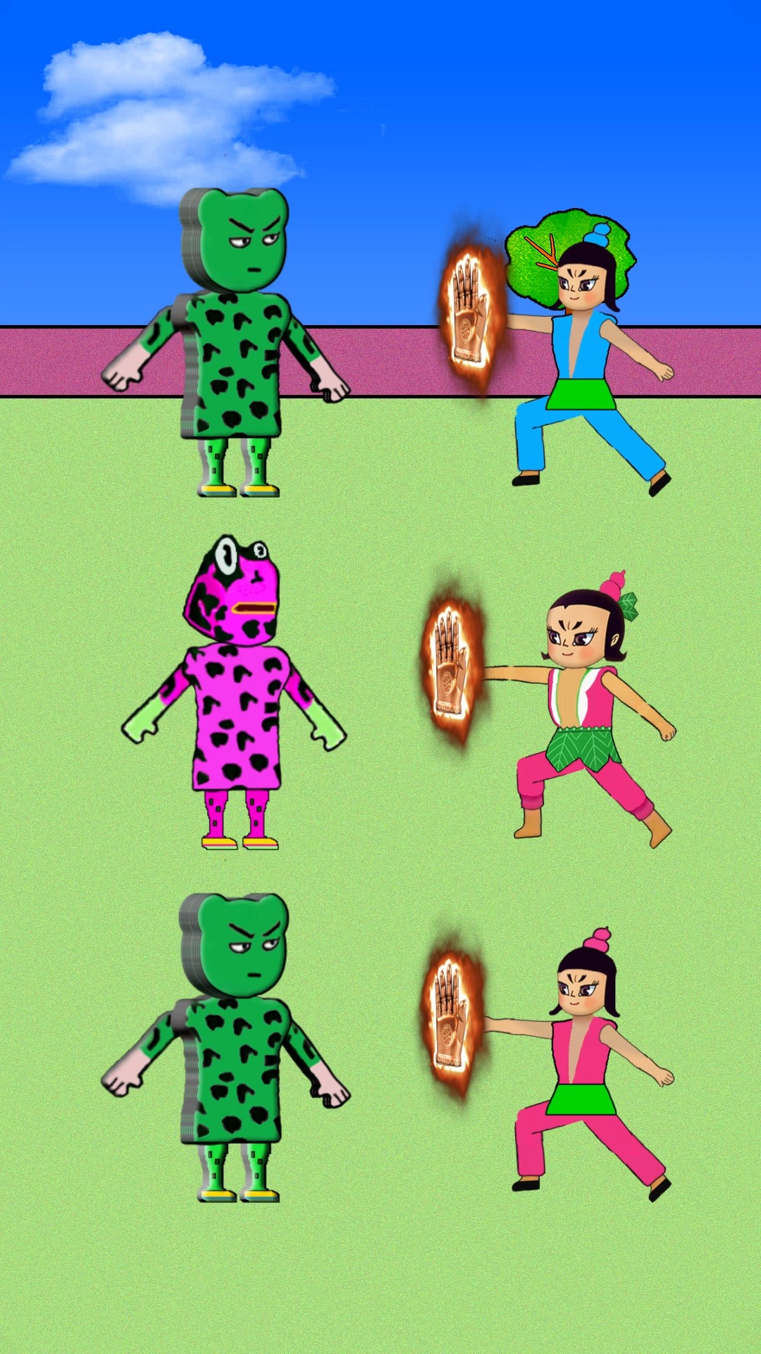 动漫#葫芦娃消灭妖怪