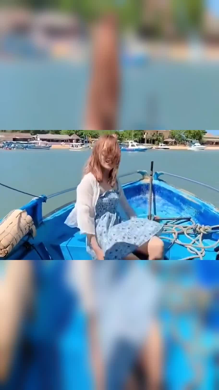 江西美女在大风天还穿裙子,这一幕的画面太美,令无数网友侧目!