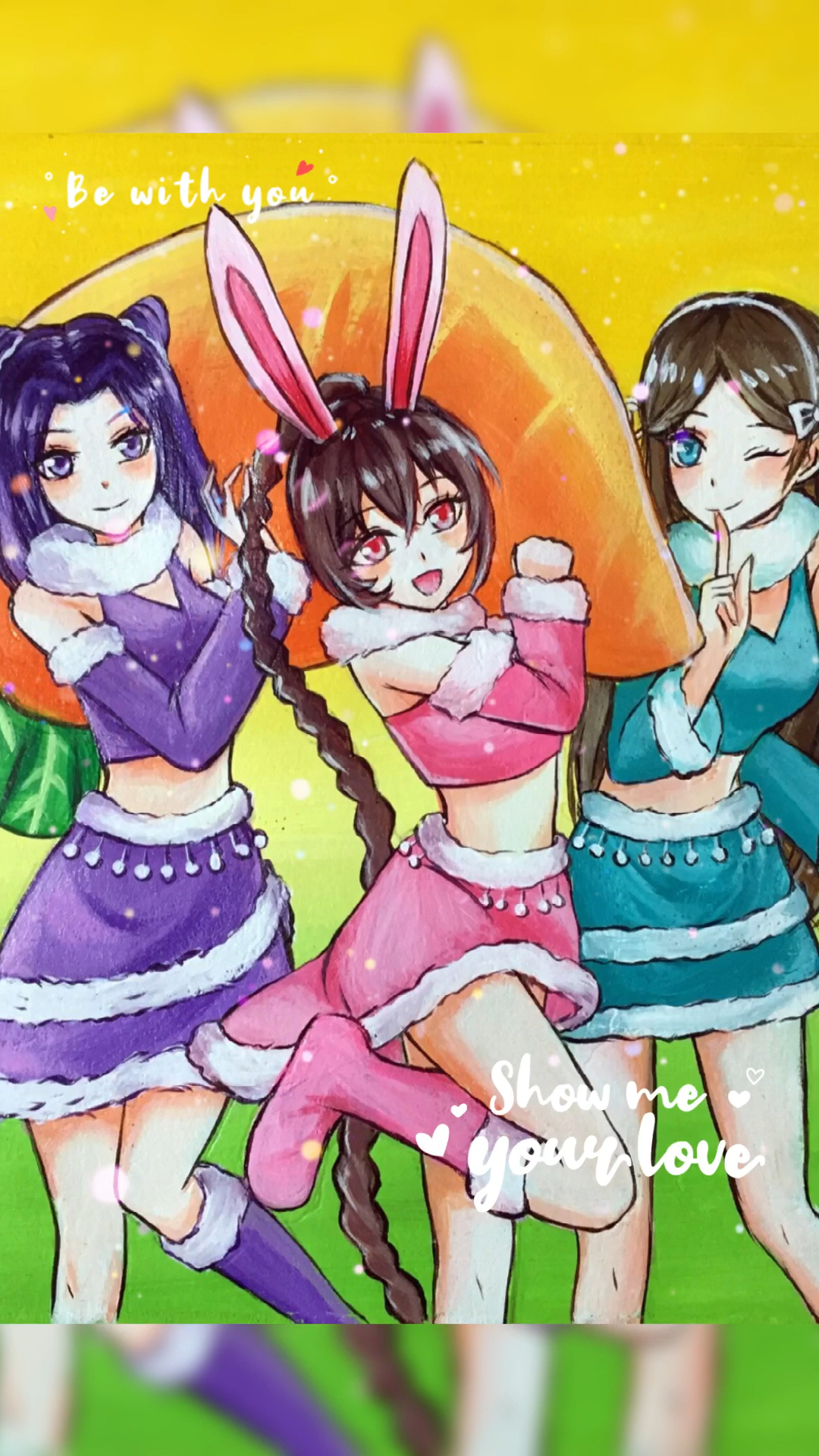 斗罗大陆斗罗三美一起扛萝卜你喜欢她们吗朱竹青小舞宁荣荣