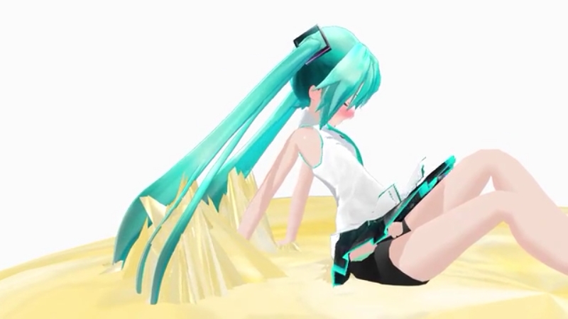 你家初音被胶水黏住啦,无法挣脱
