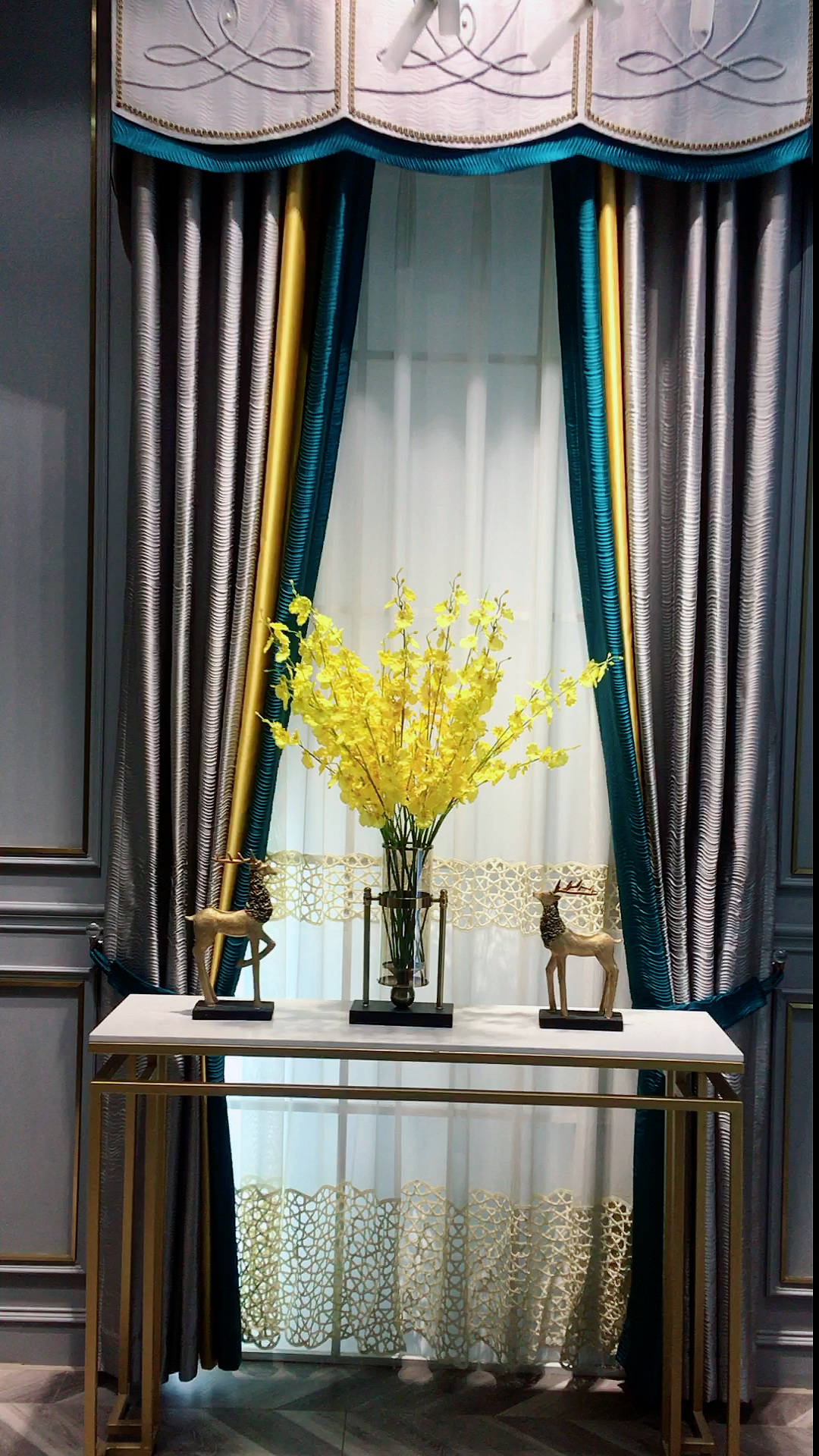 许村是高档窗帘布的基地.