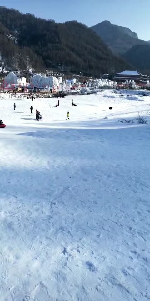 渭河源滑雪场图片