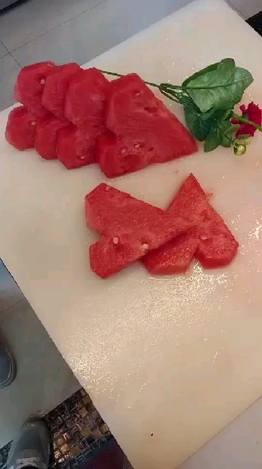 爱心西瓜切法!