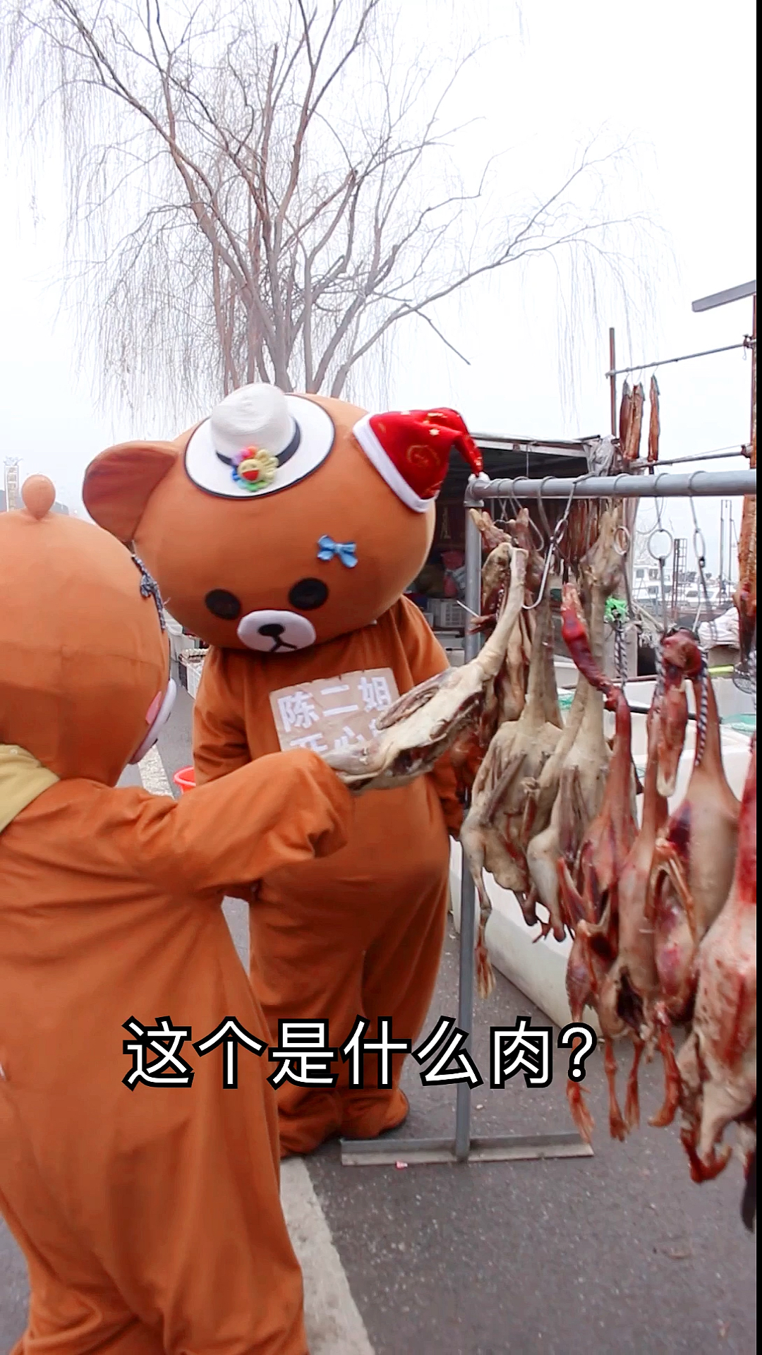 搞笑段子剧#小熊想吃肉,可是小熊太难了