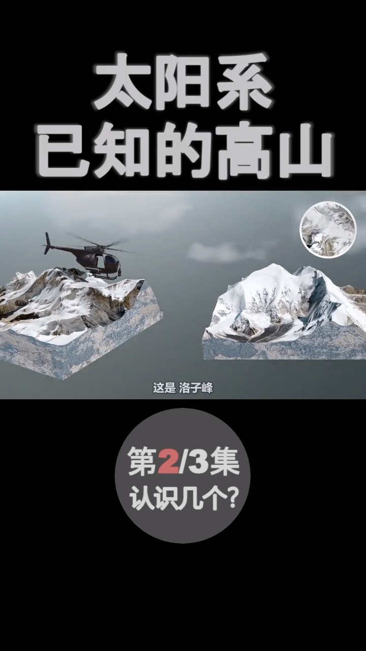 奇闻趣事抢先看#人类探索到的"最高山"是什么,一定要看完!