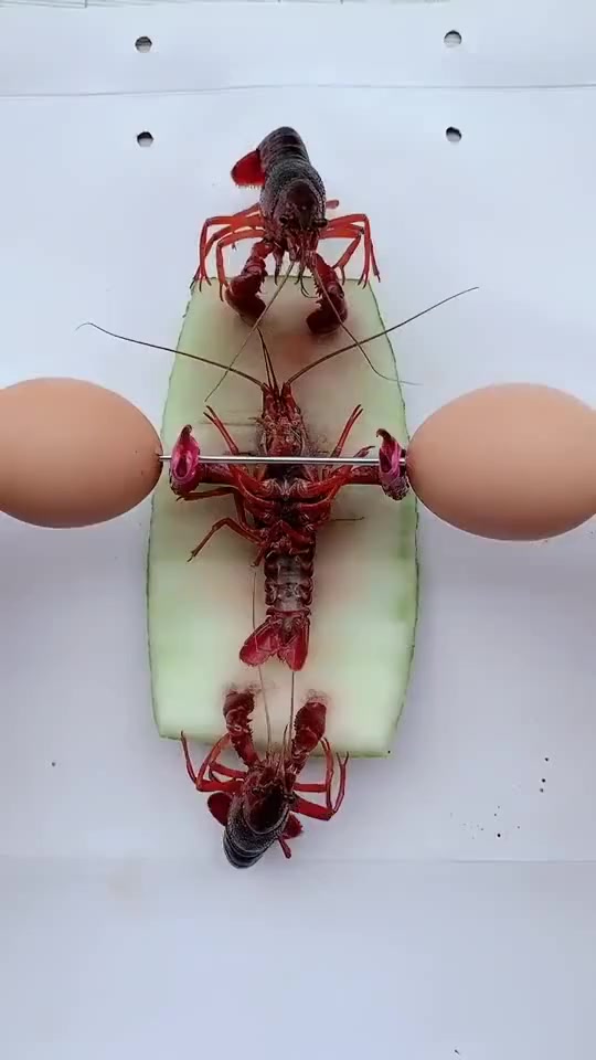 搞笑段子#现实中的虾扯蛋,就是这个样的,涨姿势了!