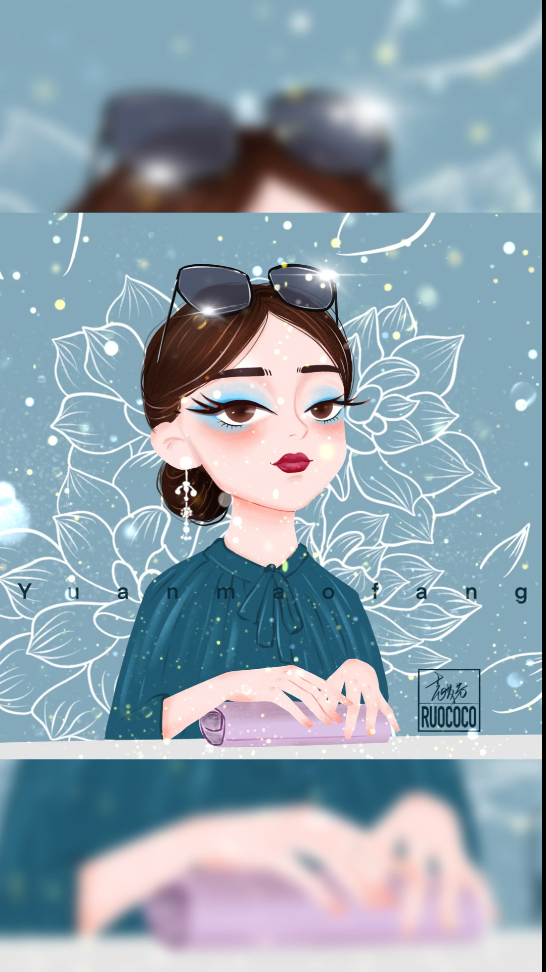 画画原来如此简单#贵妇来了