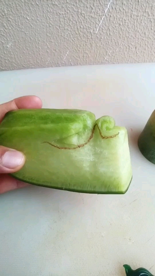 全民独门绝技咖#青萝卜雕刻厉害了