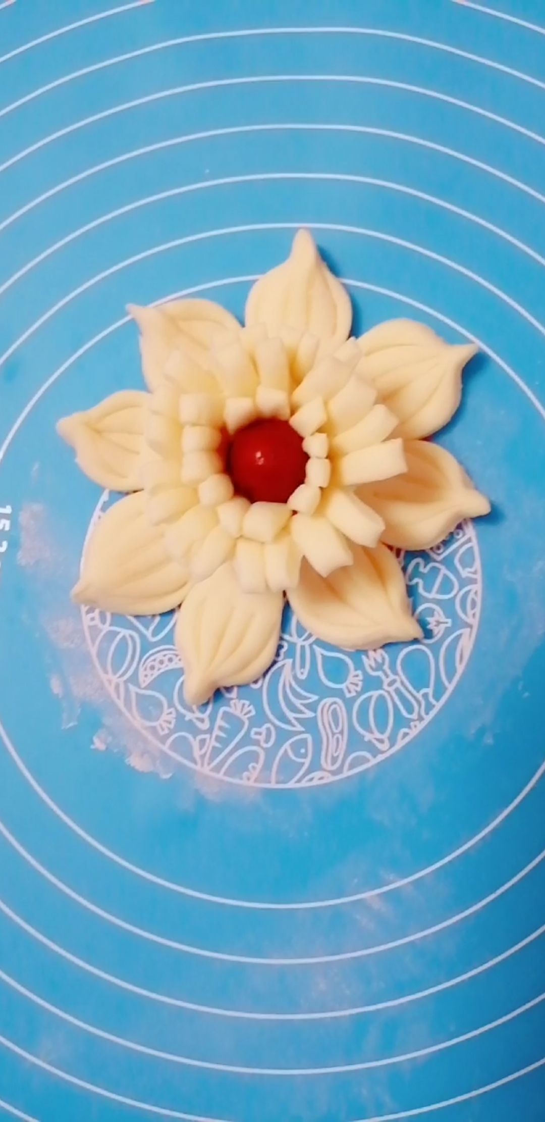 爱生活爱面艺#漂亮的枣花馒头