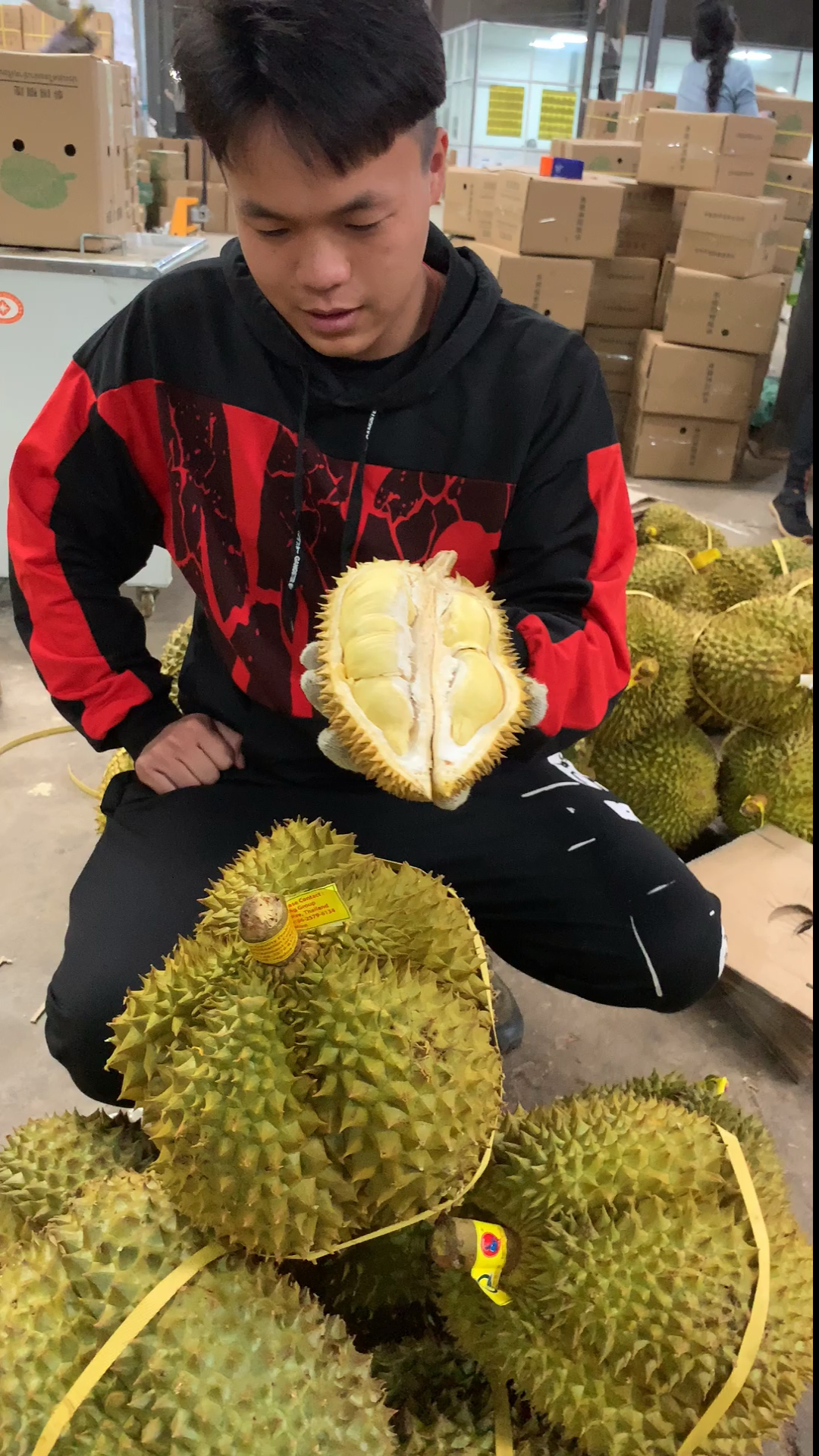 搞笑段子剧#榴莲这味道,太香了.