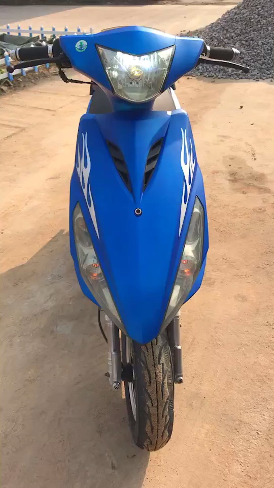 鬼火,磨砂蓝,18年700公里准新车