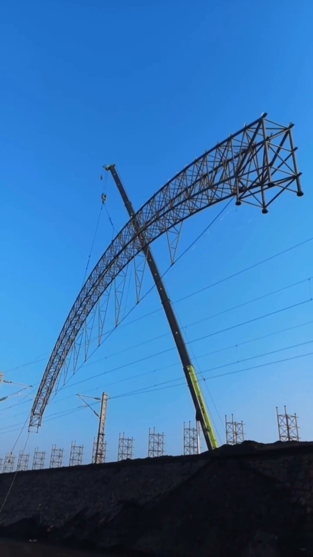 70米跨度吊装,有没有人挑战