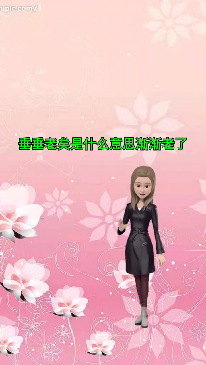 我来告诉你垂垂老矣什么意思