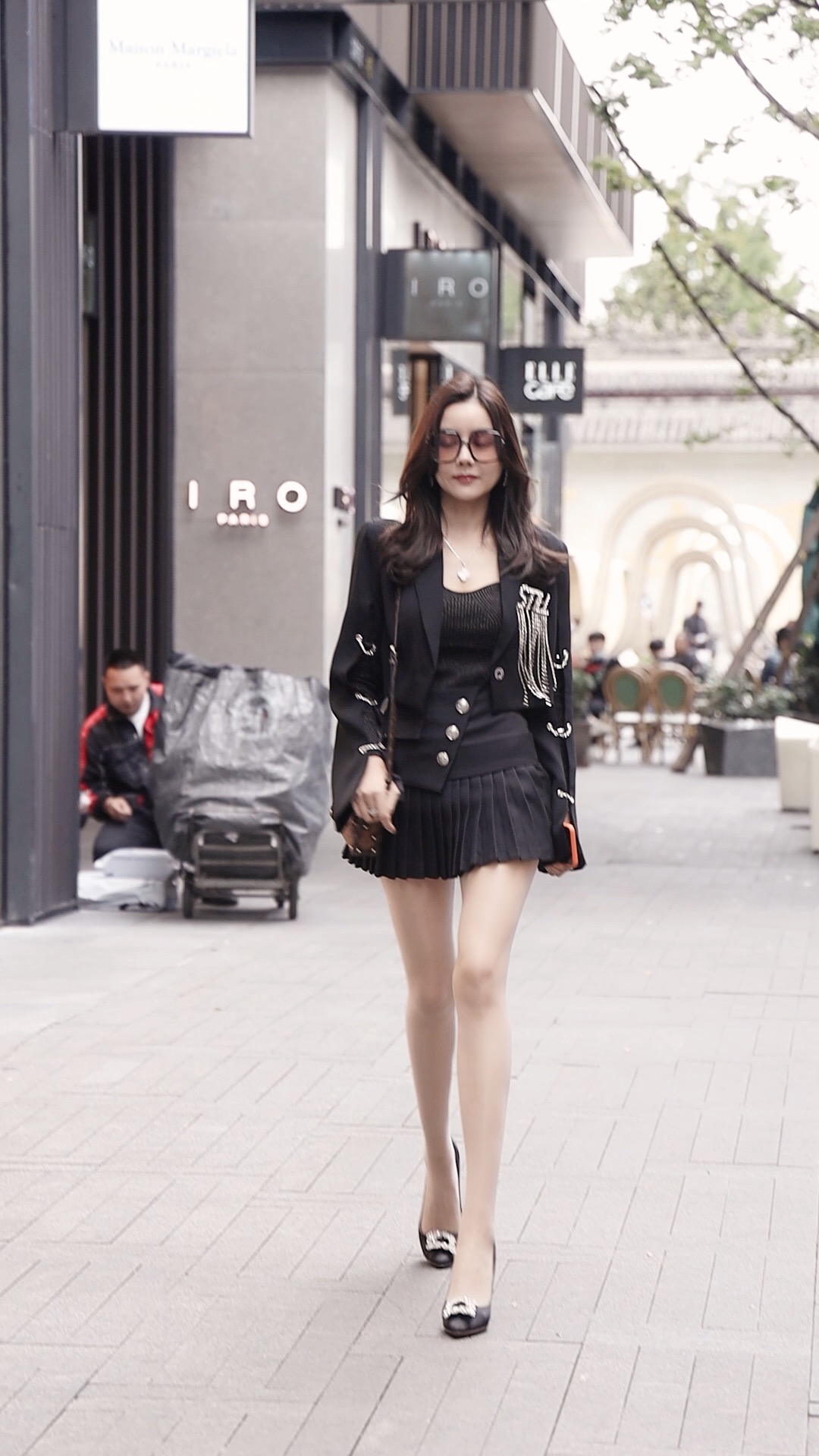 最火全民街拍#太古里随处可见的美女