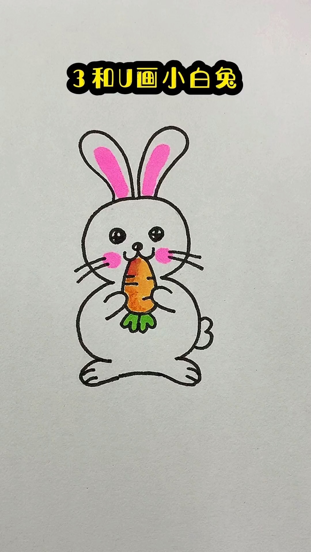 动画兔子简笔画图片