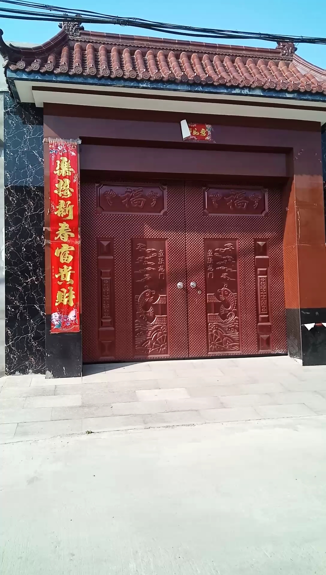 门楼,重点门口尺寸,是三米一十八厘米,老铁们