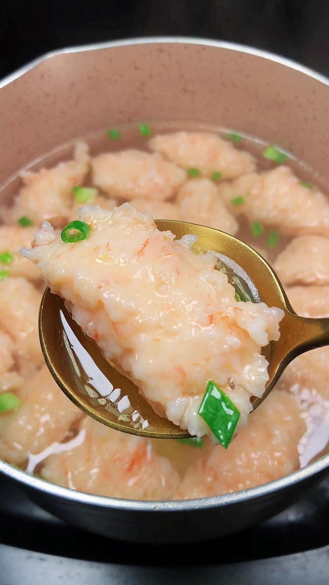 美食#q弹鲜香的虾滑,简单又大方!