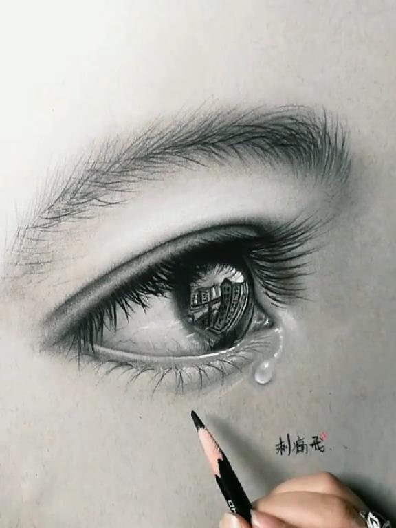 手绘#炭笔,纸擦笔,高光笔画出这样的效果